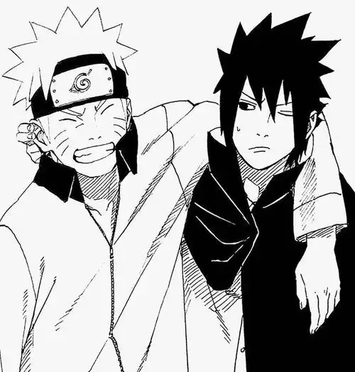 把《火影忍者》漫画的背景去掉,画面更加舒服清晰