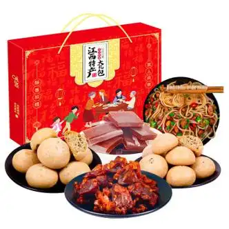 食品饮料>休闲食品>零食大礼包>槿茗慷>槿茗慷江西特产小吃礼盒装(6件