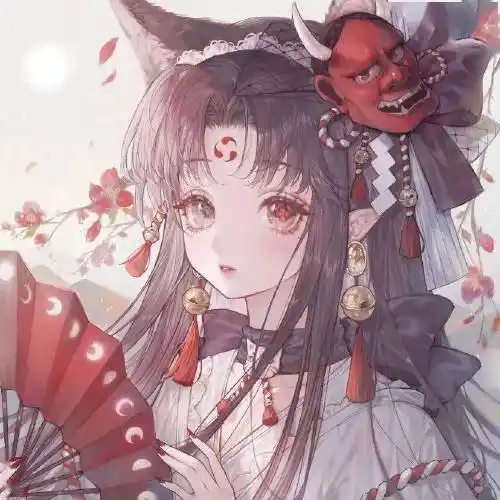 精选微信头像二次元甜甜的你甜甜的笑