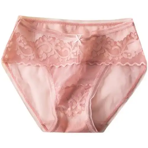 南极人诱惑裤头三角裤三角透明激情火辣女士蕾丝平角裤