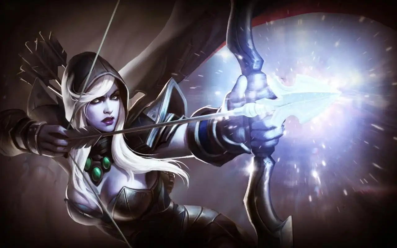 dota2游戏美女卓尔游侠图片高清壁纸(一)