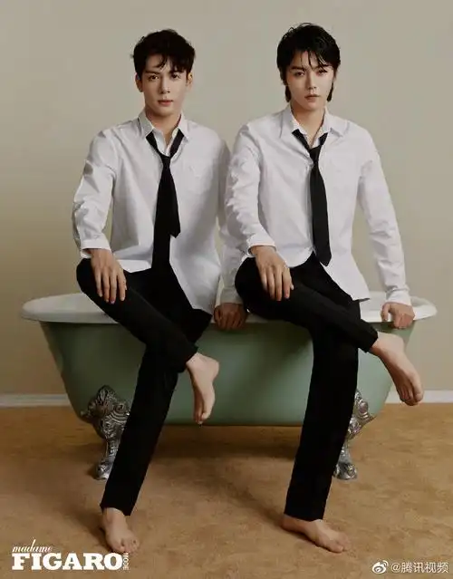 322曾舜晞肖宇梁曾舜晞joseph和肖宇梁rainco解锁时尚新封两位大帅哥