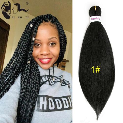 easy braid hair expression非洲脏辫黑人手编发接发彩色假发辫子