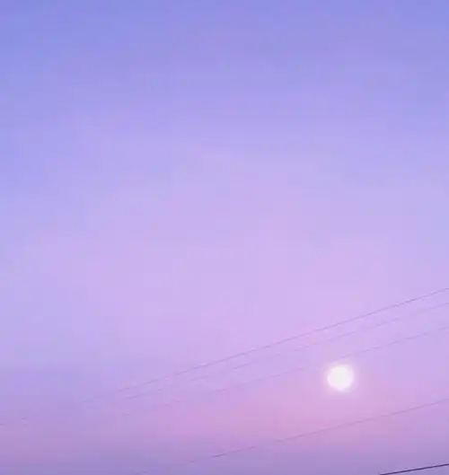 背景 粉色 紫色 天空 少女心 方块图 月亮