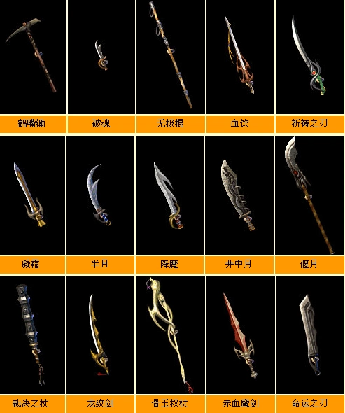 热血传奇最厉害武器装备排名_haosf传奇资讯-中国传奇第一门户网站