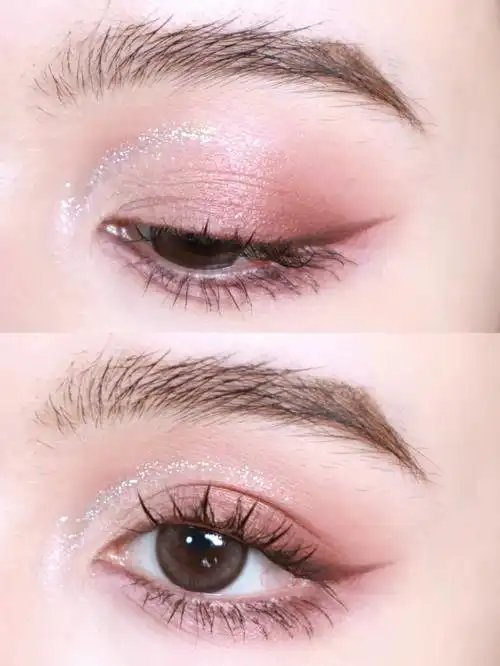 单涂的话就显得眼妆很重这样子画还出奇的好看讷～#眼影不重样  #截断