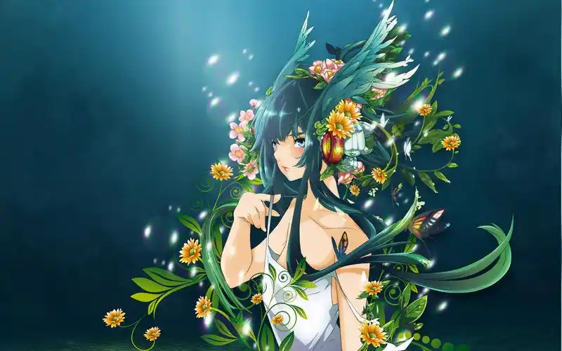 壁纸,动漫,女孩,1440x900尺寸壁纸-回车桌面