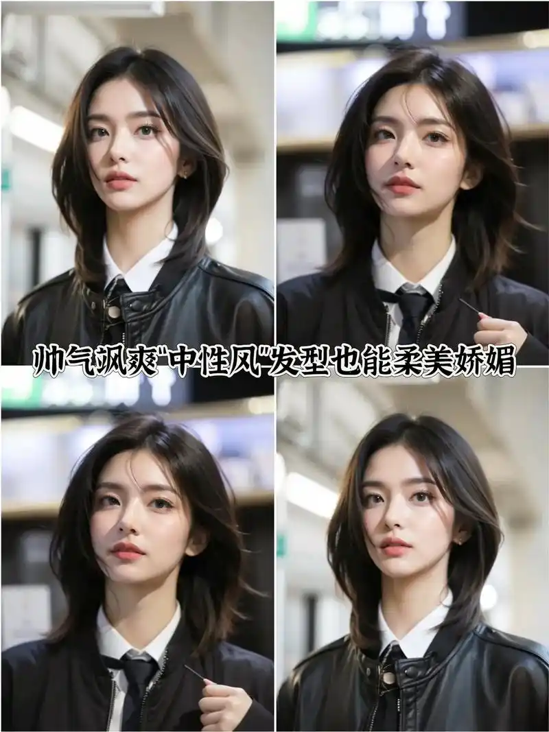 帅气飒爽"中性风"发型也能柔美娇媚