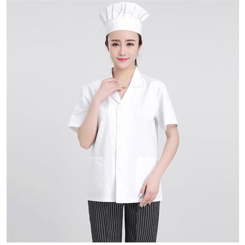 kxric学校食堂人员工作服厨房工衣男长袖厨师服装幼儿园后厨短袖女