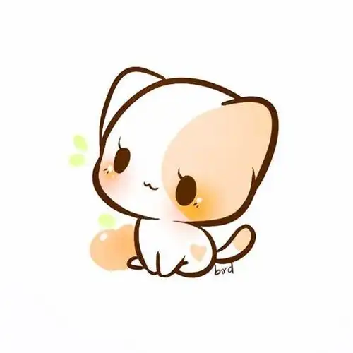 小动物的简笔画呆萌彩色可爱