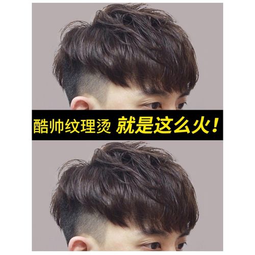 tvlv华利联定制假发男短发纹理烫男士假发帅气韩版假头发自然蓬松真发