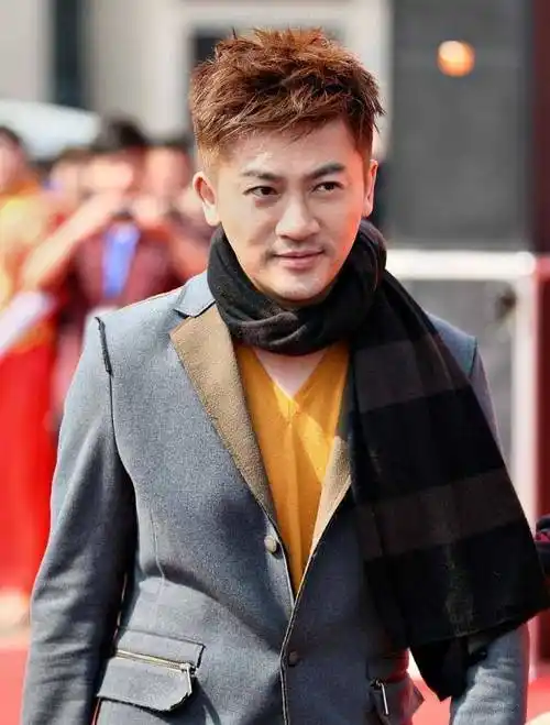 苏有朋新造型参加节目,身穿休闲西服又做中分烫发,这颜值哪像45_发型