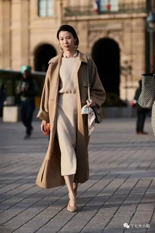 大衣 裙子=冬天最优雅的女神装