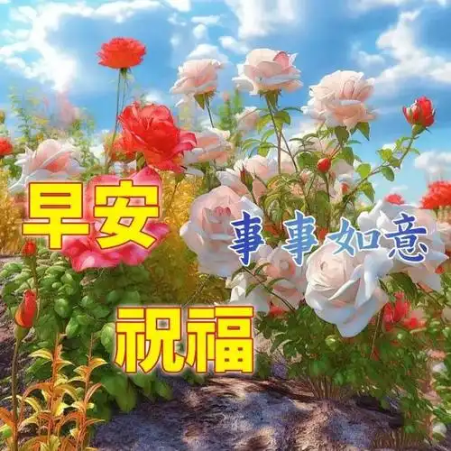 新版早晨好问候语图片最新清晨早上好问候祝福语动态表情图片