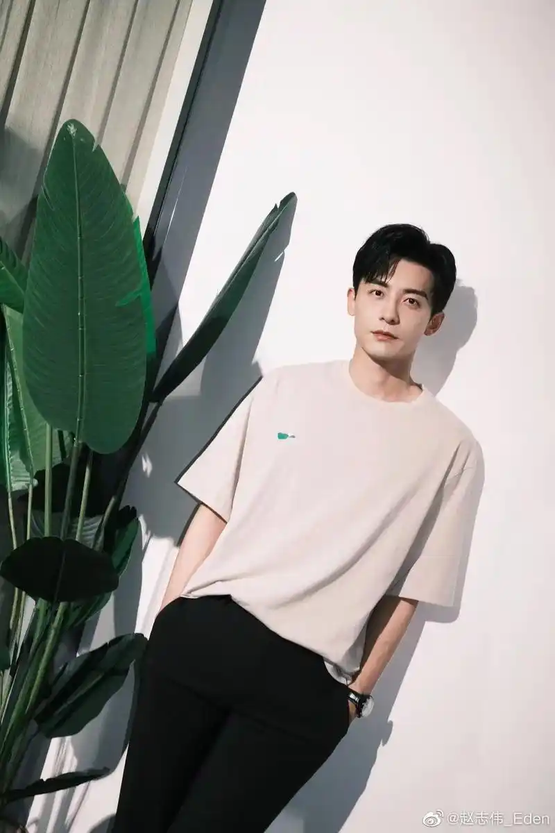 演员赵志伟身穿速写 23ss 520系列棉质套头印花短袖于个 - 抖音