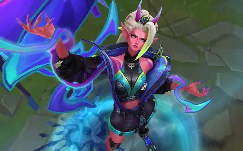 3d视角妖怪艺术家婕拉,皮肤很辣,辣的都红了!