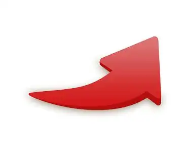 向上箭头红色图片