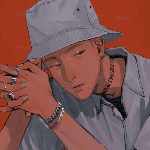 头像高清图片 个性男卡通动漫手绘 微信抖音 头像收集社 自动发货