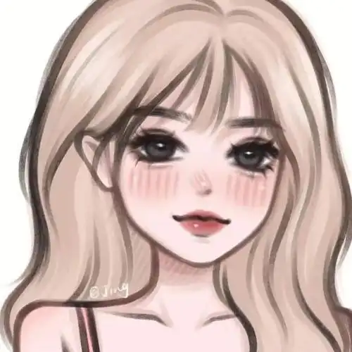 超美超可爱的手绘女生头像,闺蜜头像.