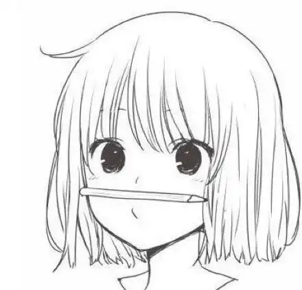 二次元人物铅笔画图片_二次元动漫人物铅笔画作品