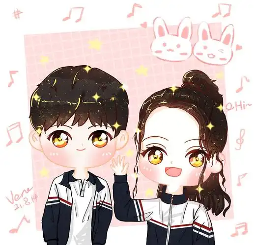 你是我的荣耀校服q版于途乔晶晶杨洋迪丽热巴