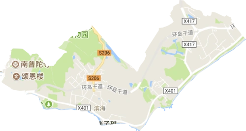 滨海街道高清电子地图