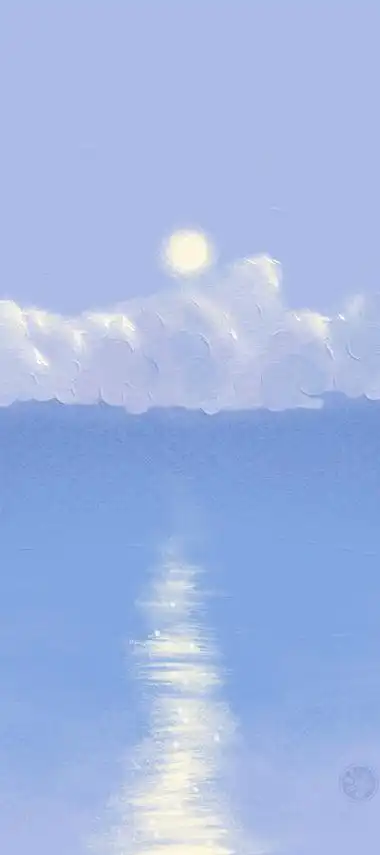 油画风壁纸 可爱 少女心 小清新