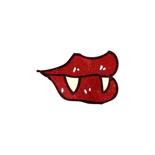 复古,卡通,吸血鬼,尖牙_高清图片_全景视觉