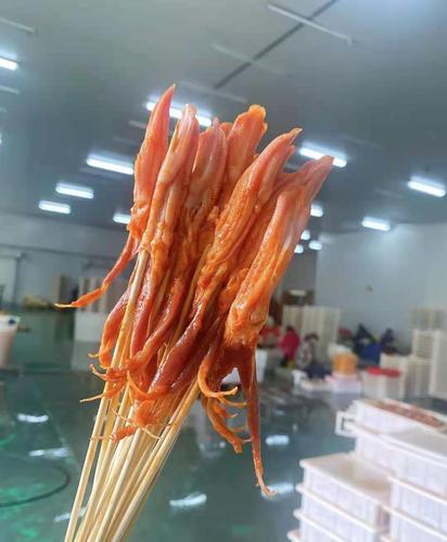 鸭舌串鸭舌头网红烧烤串50串/包腌制入味 手工串