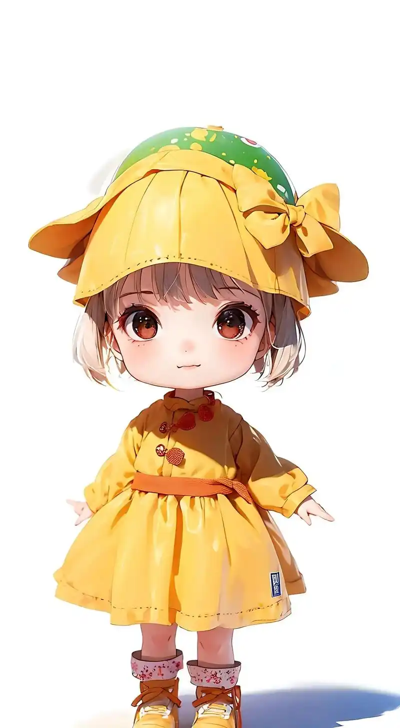 可爱版风来啰.##我又来送图啦 #超有镜头感的小女孩 #q版 - 抖音