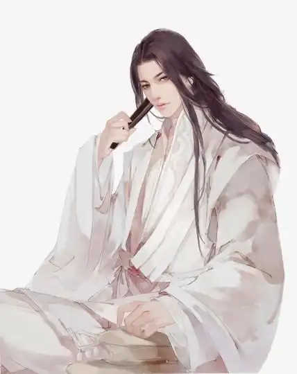 古风男美男唯美人物手绘