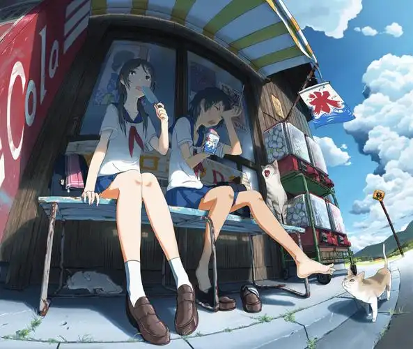 动漫壁纸 夏天 清凉 - 高清图片,堆糖,美图壁纸兴趣社区