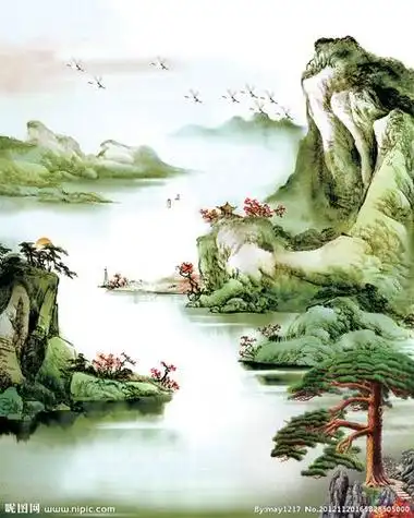 山水风景画图片大全 山水风景画图片大全简单漂亮