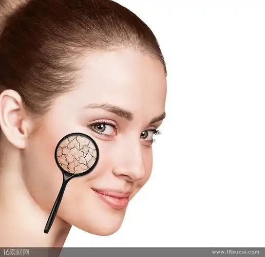 显微镜下美女的肌肤问题高清图片 - 素材中国16素材网