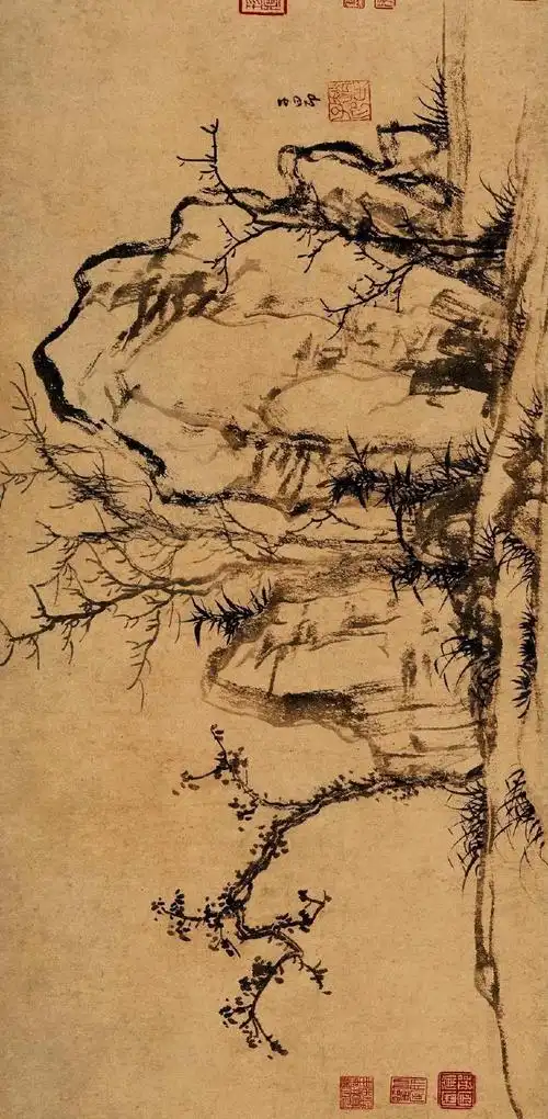 第32画丨赵孟頫《秀石疏林图》:书画同源的由来