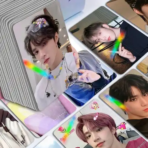 tnt刘耀文镭射小卡55张时代少年团周边三寸拍立得自印专辑lomo卡