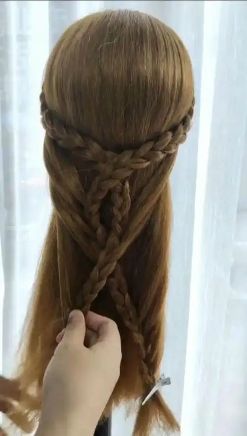 日常编发 半披 不一样的发型不一样的心情