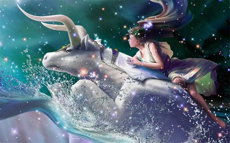 超酷炫十二星座精美梦幻卡通高清桌面壁纸(二)