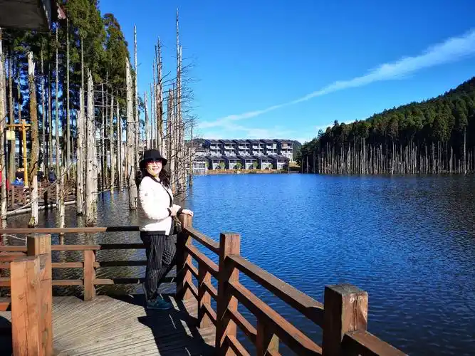 江西宜春,明月山,月亮湖景区!