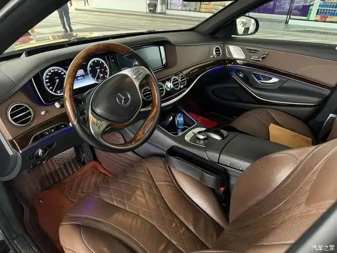 17年极品迈巴赫s400一手车全车基本原漆带菱形格座椅