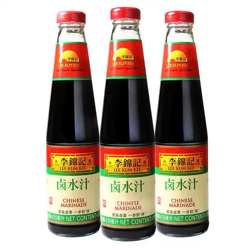 李锦记卤水汁410ml卤鸭脖鸡翅牛肉荤素卤菜卤味卤汁烹饪调料410ml1瓶