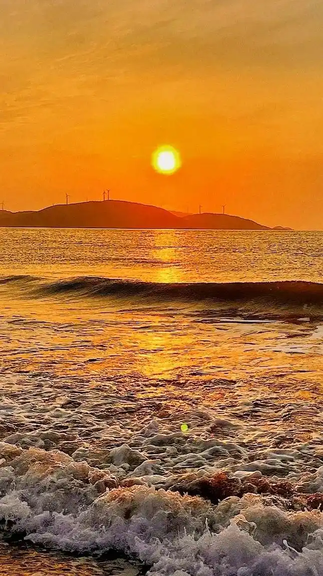 超美黄昏日出美景