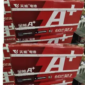 正品60伏32安三轮车电瓶 6-evf-32ah电瓶/蓄电池 天能牵引动力电