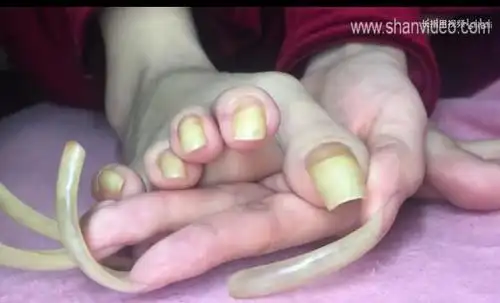长指甲emmm有点恶心