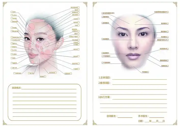 医美面部设计单