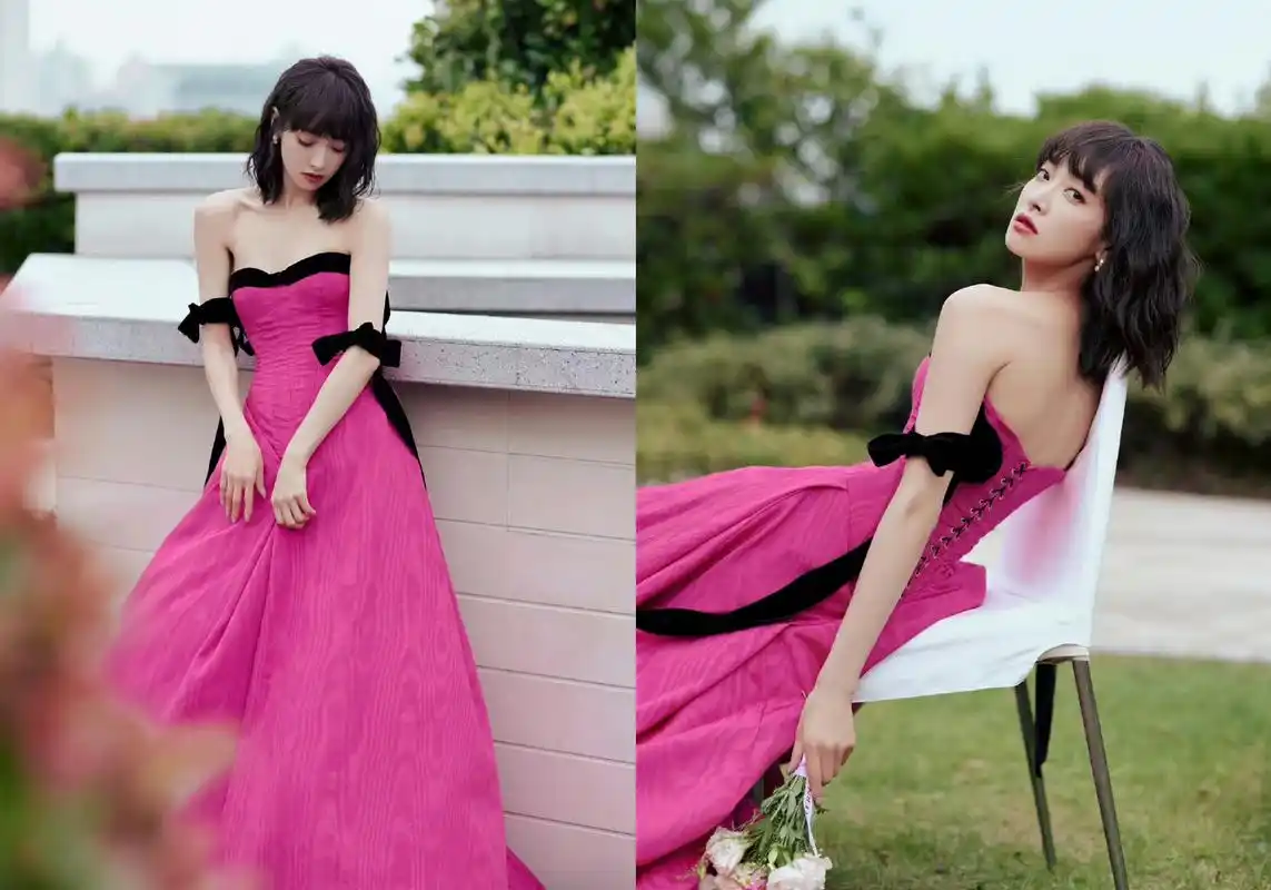 宋茜时尚芭莎年度派对look