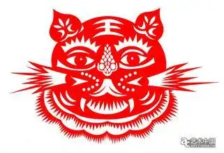 对称剪纸老虎 手工剪纸图片大全简单-蒲城教育文学网