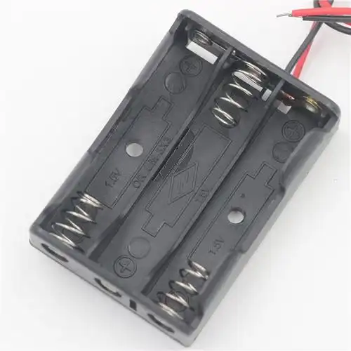 18650 电池盒 三节电池盒 3节/充电座 带线 g114