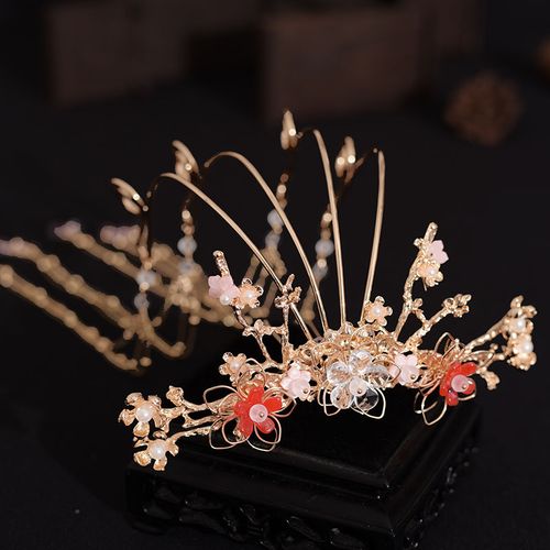 古代发饰流苏步摇一套