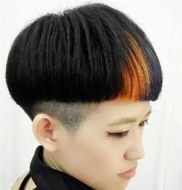 也就是20世纪90年代流行的蘑菇头